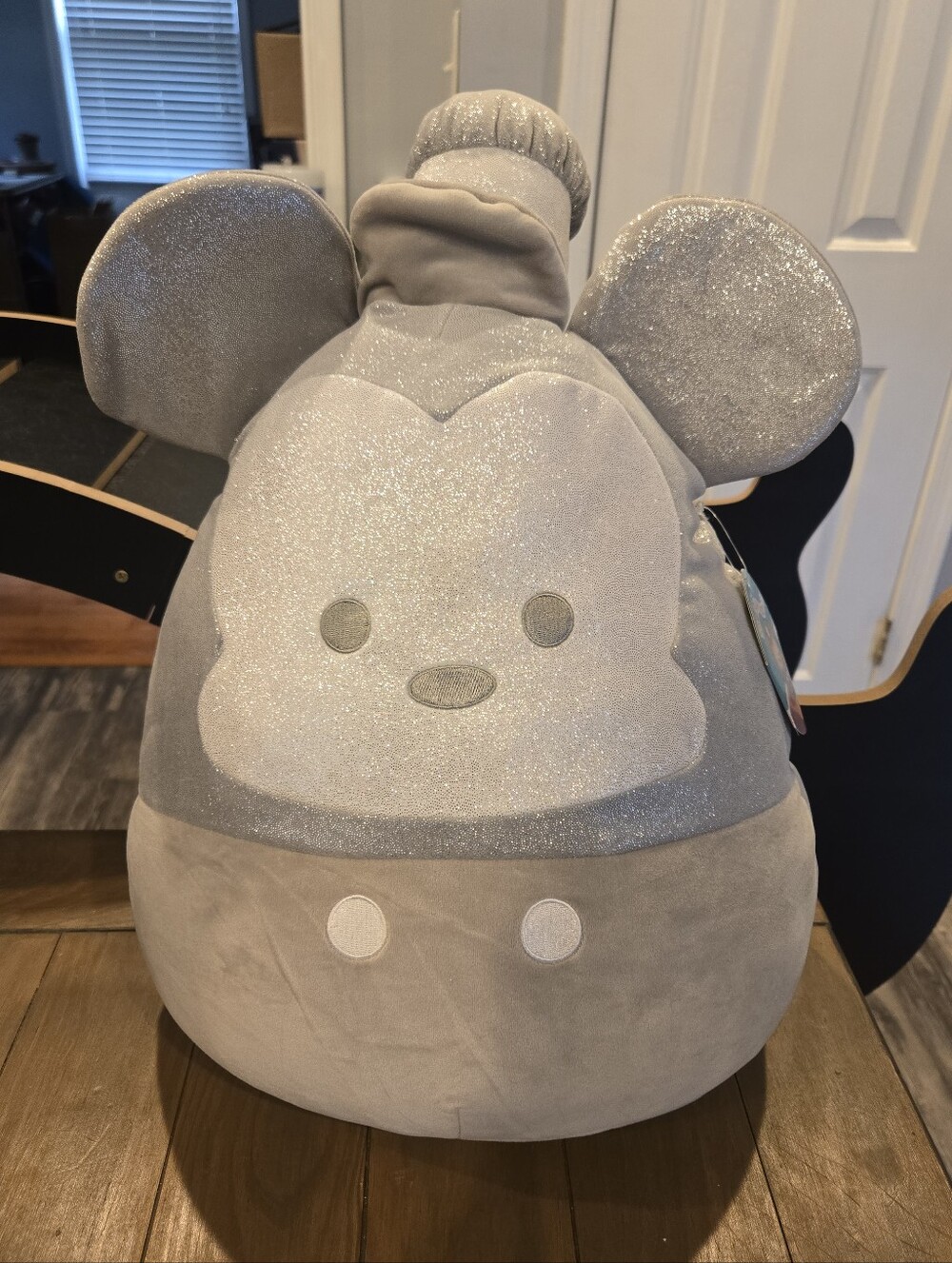 Squishmallows Disney 100th Anniversary Silver Shimmer Steamboat Wille Plush New